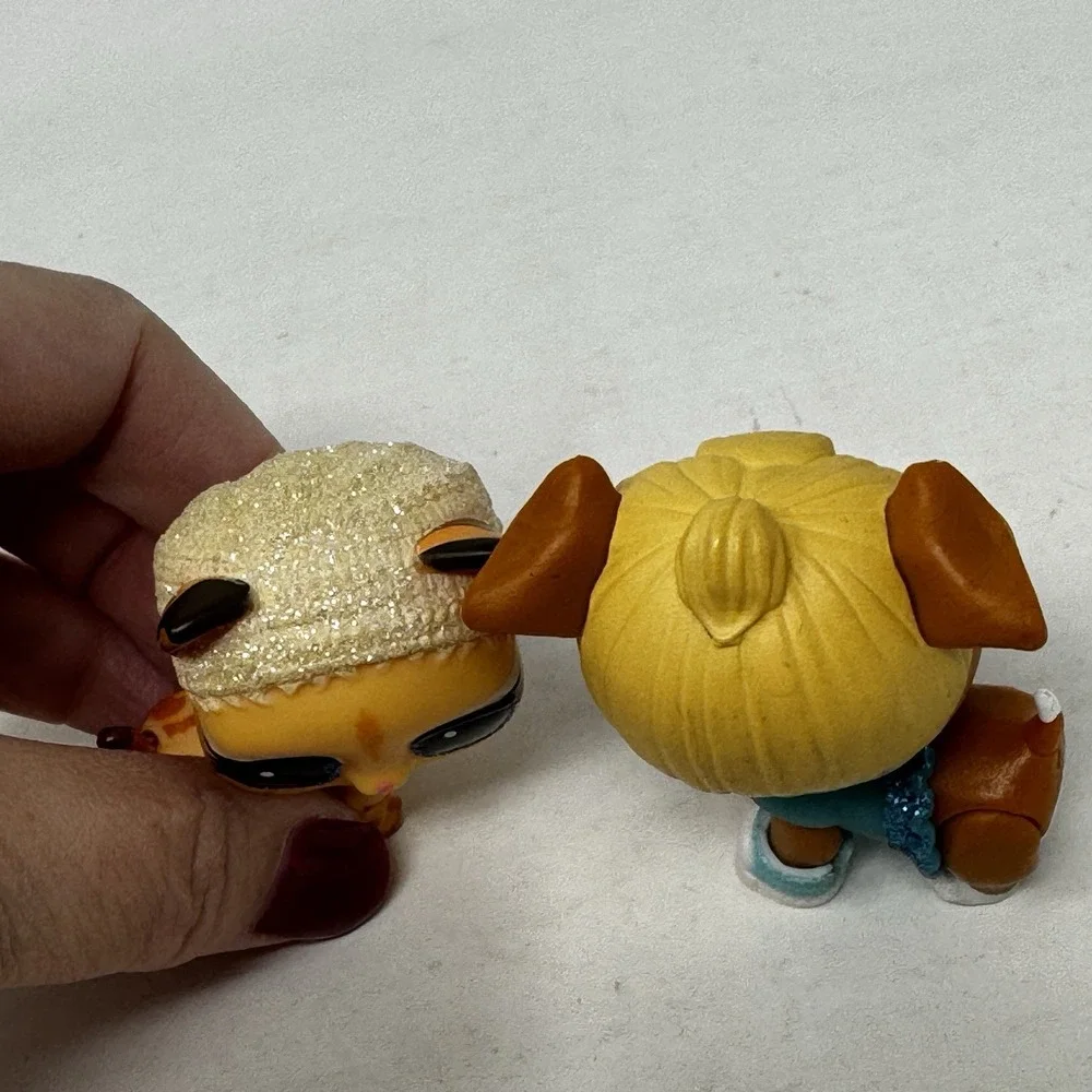 Lot Of 2 LOL‎ Surprise Doll Glitter Pets Secret Agent Spy Kitty Pup Swing
